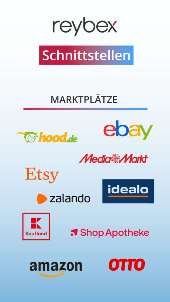 reybex Marktplatz-Schnittstellen